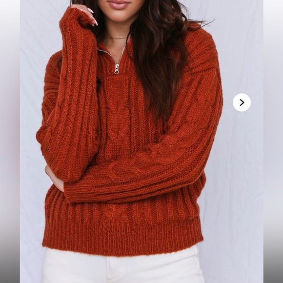 Fashion Nova Cable Knit Sweater - Picture 1 of 6